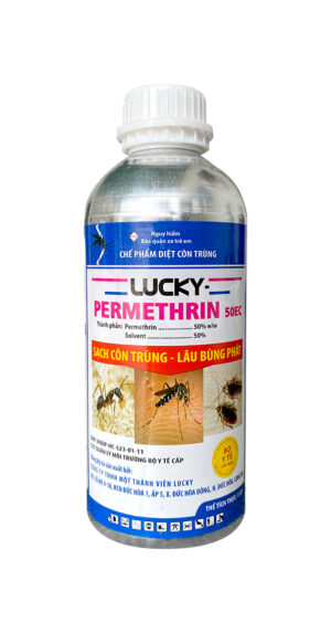 THUỐC DIỆT CÔN TRÙNG MUỖI - KIẾN - GIÁN: PERMETHRIN 50EC 1 lít