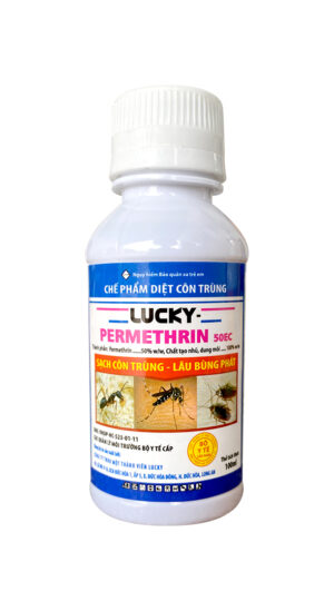 THUỐC DIỆT CÔN TRÙNG MUỖI - KIẾN - GIÁN: PERMETHRIN 50EC 100ml