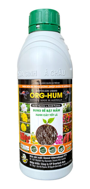PHÂN BÓN HỮU CƠ ÚC - (ORG-HUM - BUNG RỄ BẬT MẦM) 1 LÍT