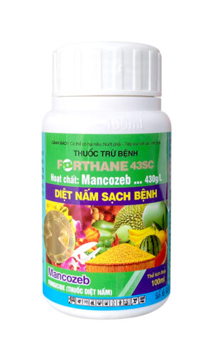 THUỐC TRỪ BỆNH MANCOZEB - FORTHANE 43SC 100ML