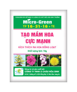 MICRO GREEN 16-31-16+TE (TẠO MẦM HOA CỰC MẠNH) 10G