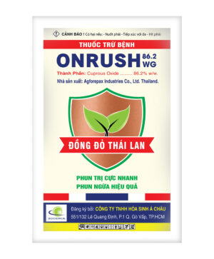 ĐẶC TRỊ VI KHUẨN BẠC LÁ LÚA - ĐỒNG ĐỎ THÁI LAN - ONRUSH 86.2WG 100G