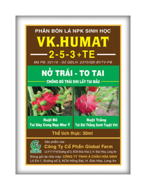 NỞ TRÁI - TO TAI (VK.HUMAT 2-5-3+TE) 30ML