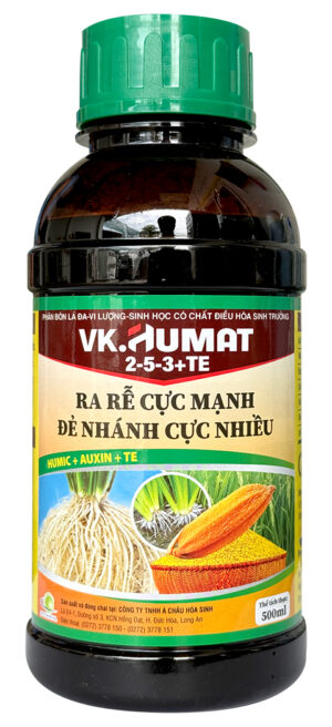VK.HUMAT 2-5-3+TE (RA RỄ CỰC MẠNH - ĐẺ NHÁNH CỰC NHIỀU) 500ML