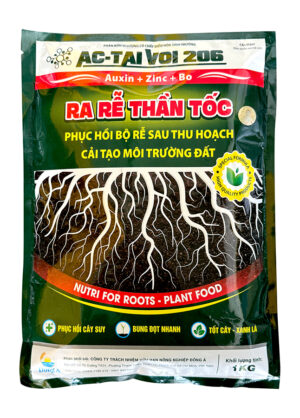 RA RỄ THẦN TỐC - PHỤC HỒI RỄ - CẢI TẠO ĐẤT (AC-TAI VOI 206) 1KG