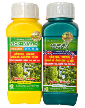 CẶP SẦU RIÊNG: AC-ZINMAC (SIÊU VI LƯỢNG) + AGBASICS (HỮU CƠ ÚC) 300ML