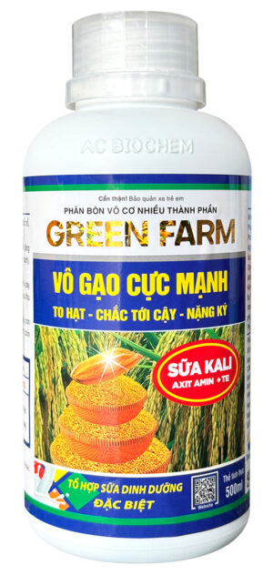 VÔ GẠO CỰC MẠNH - GREEN FARM 500ML