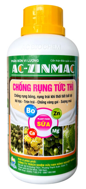 CHỐNG RỤNG TỨC THÌ [SẦU RIÊNG] - AC-ZINMAC 500ML