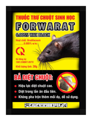 THUỐC DIỆT CHUỘT - FORWARAT 0.005% WAX BLOCK 30G