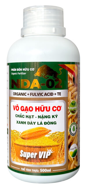 VÔ GẠO HỮU CƠ [ORGANIC] - NDA-02 500ML