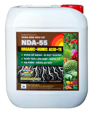PHÂN BÓN HỮU CƠ [ORGANIC]- NDA 55 10 LÍT - BUNG RỄ - ĐI ĐỌT - NUÔI TRÁI
