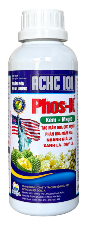 PHOS-K [KẼM+MAGIE] - ACHC 101 500ML (SẦU RIÊNG)