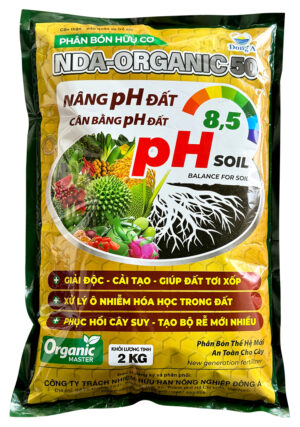 NÂNG PH ĐẤT - NDA - ORGANIC 50 - 2KG